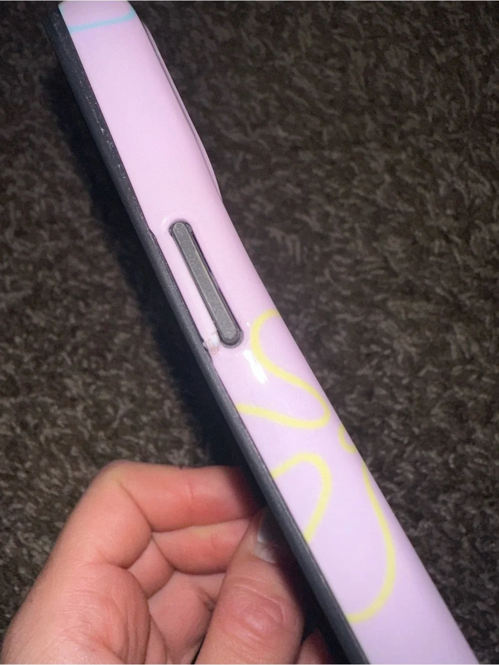 SpongeBob clouds pink phone case iPhone 14 pro